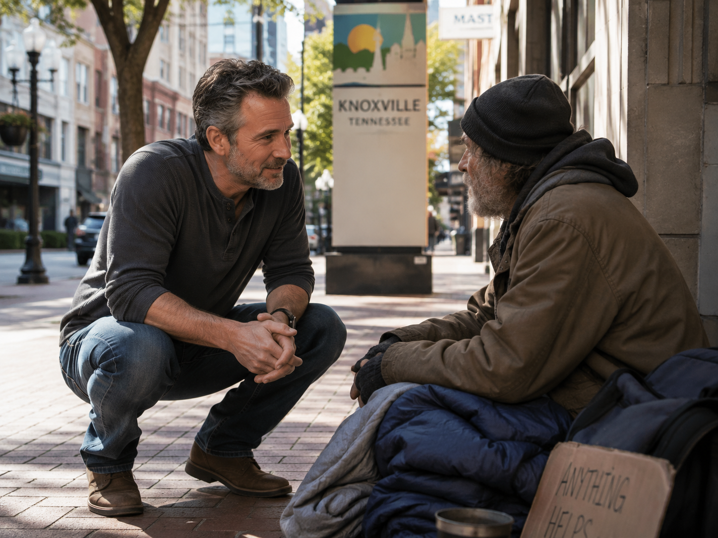 Carry cash at all times and freely give to anyone on the street who asks.