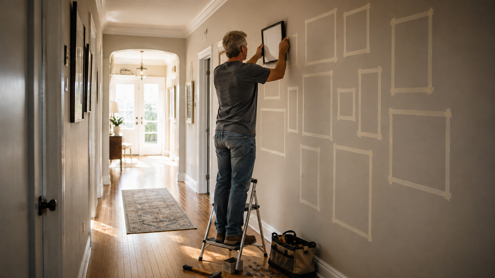 Hang the art, hang the photos!