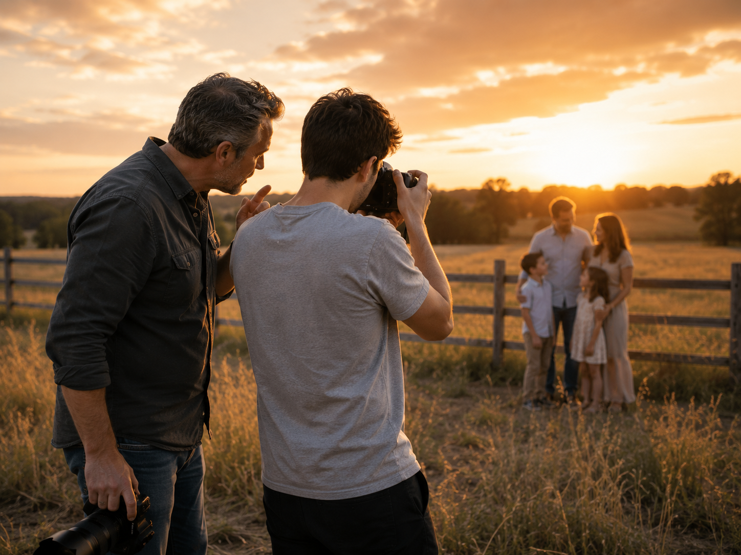 Offer free photography mentoring.